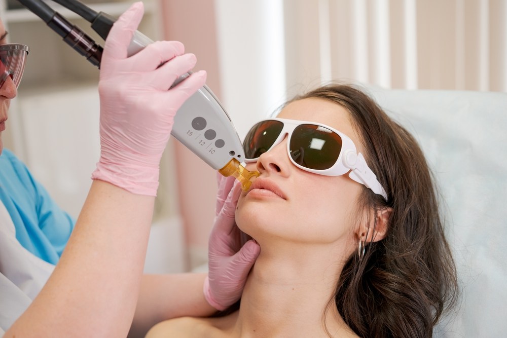 Lip and chin waxing