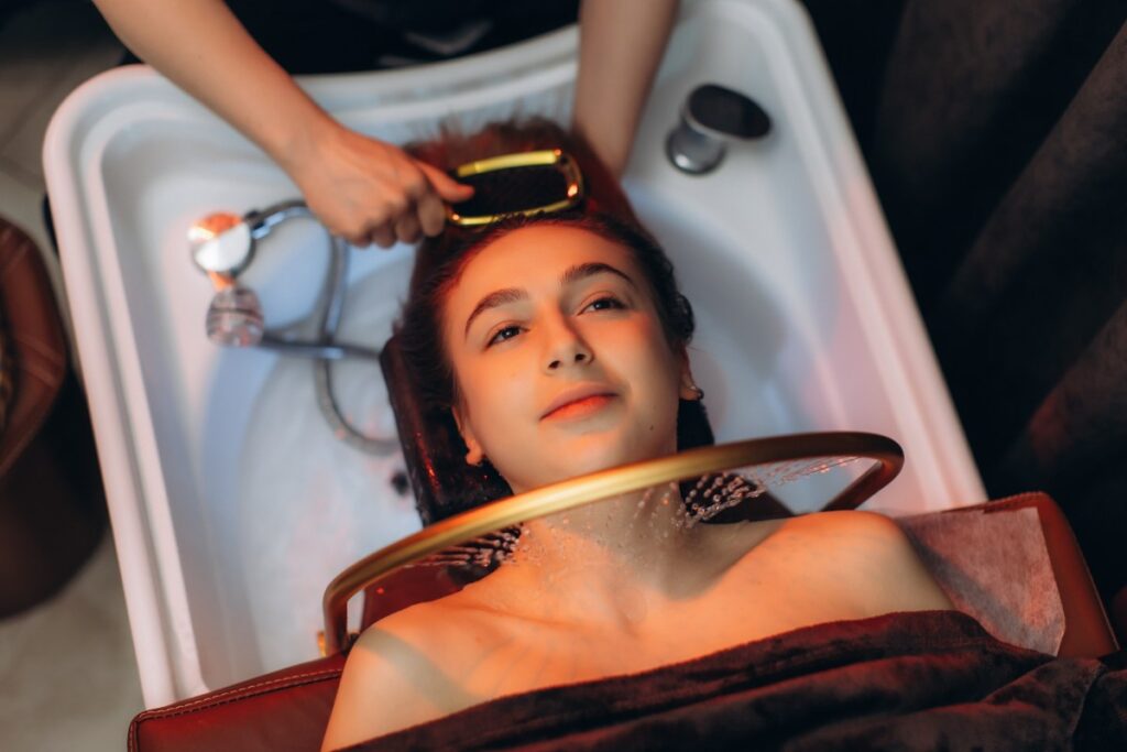 The signature head spa water basin