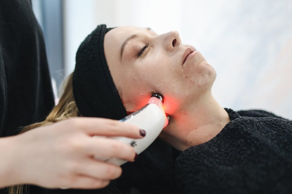 HIFU neck lift treatment