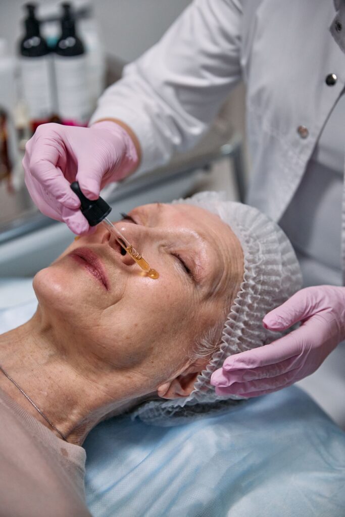 Plasma fibroblast skin treatment at the Stones Corner studio