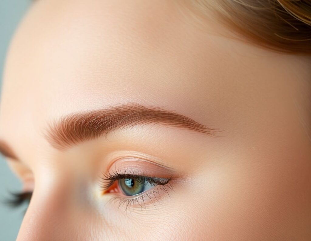 Plasma fibroblast brow lift