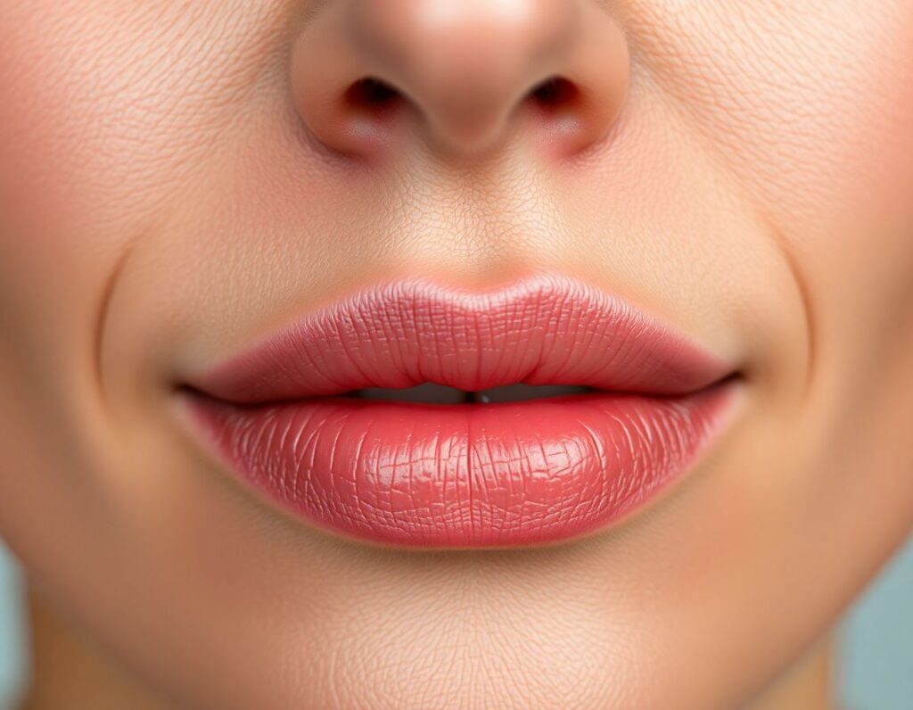 Plasma fibroblast upper lip treatment