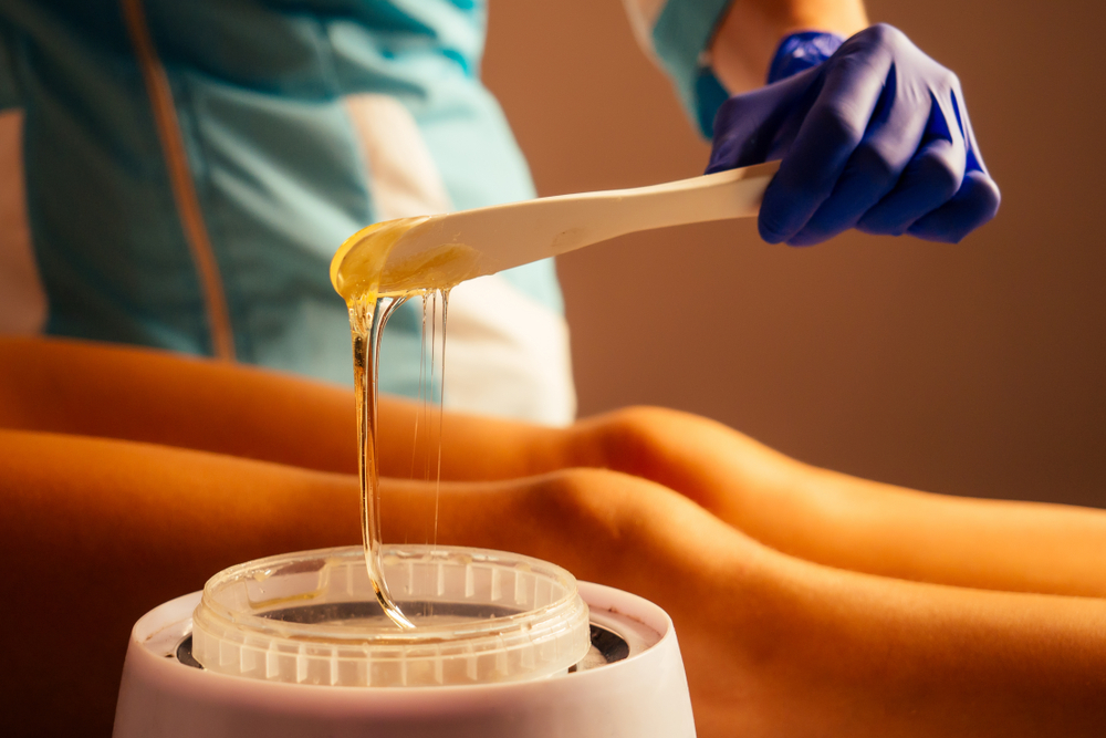 Brazilian waxing treatment