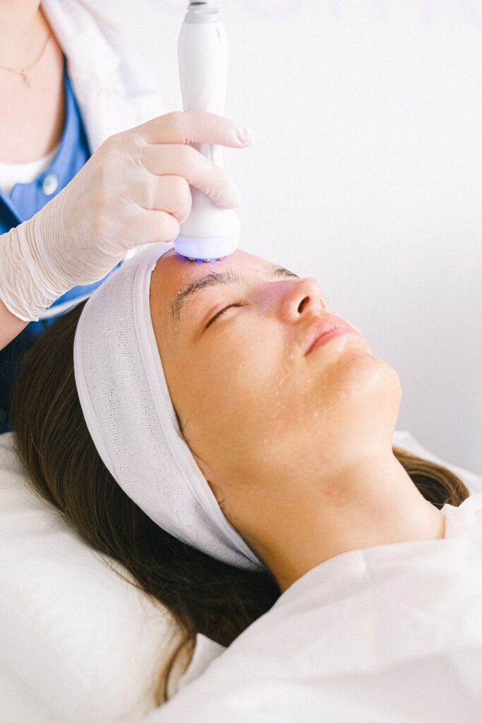 Microdermabrasion treatment